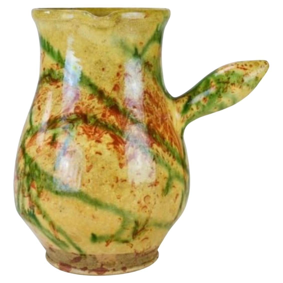 French Jaspe Pitcher, 19th Century For Sale