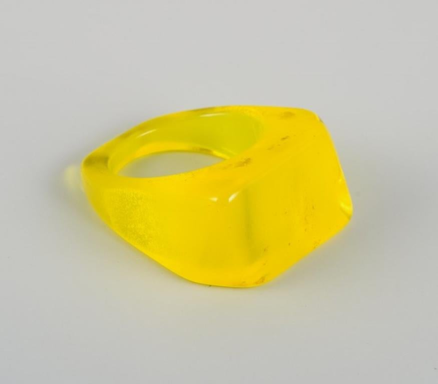 French jewelry artist. Five designer rings.  1960/70s For Sale 1