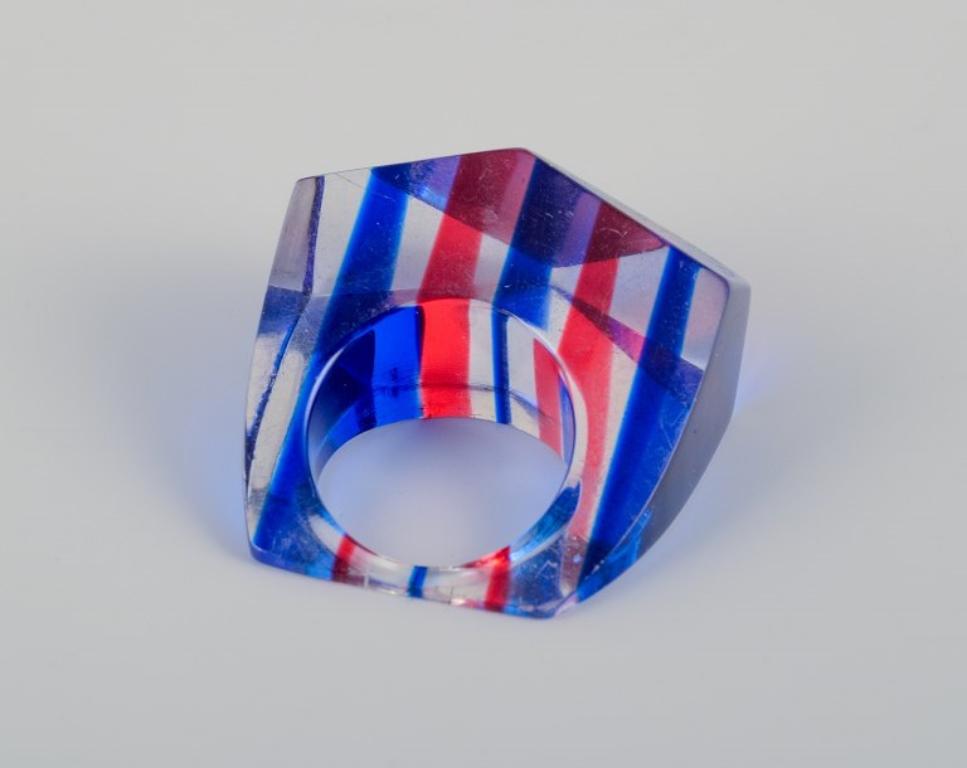 French jewelry artist. Five designer rings.  1960/70s For Sale 5