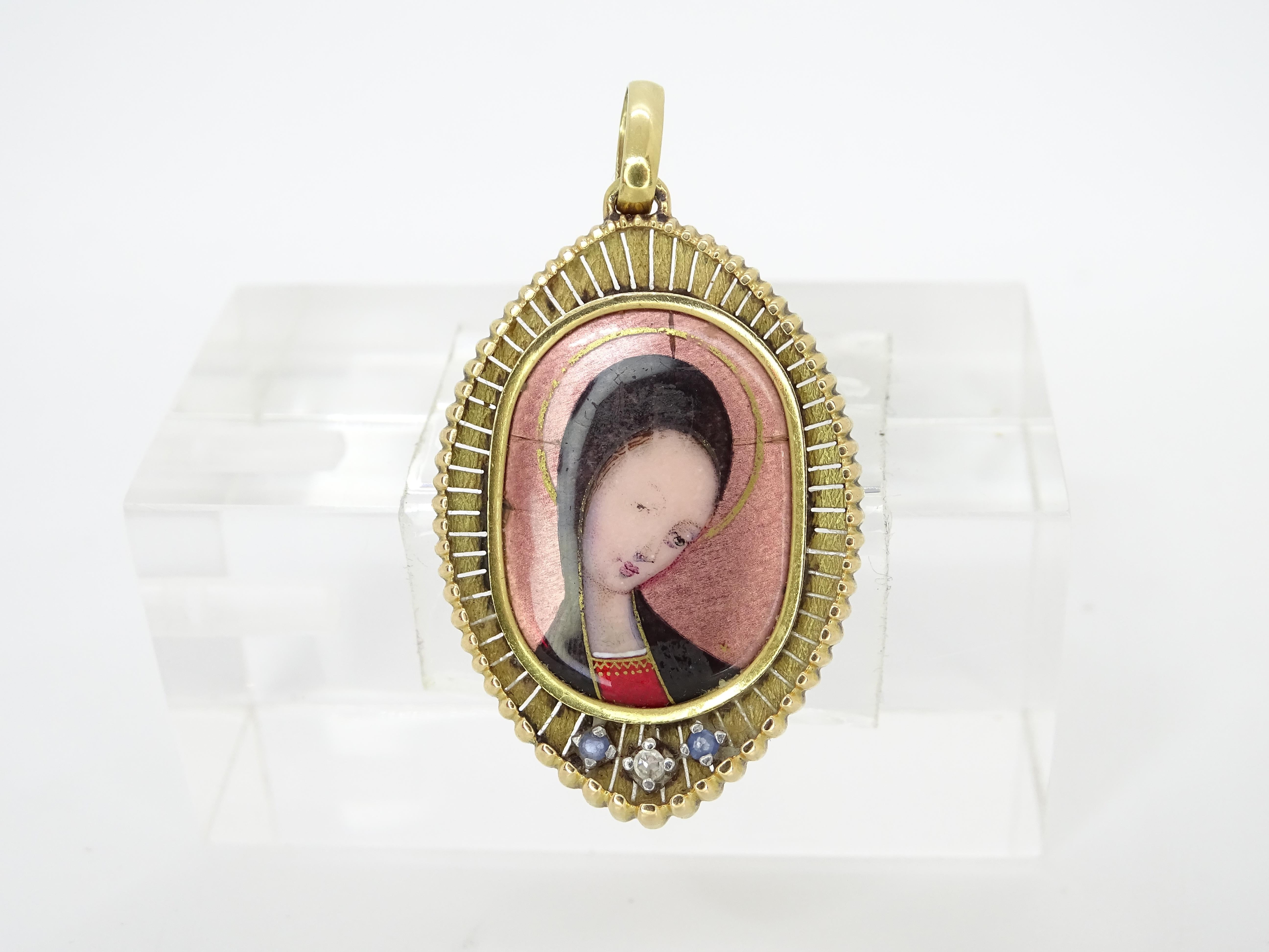 Women's or Men's French jewelry pendant 