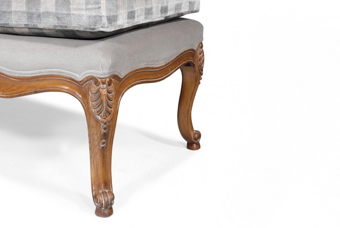 French Joanne Ottoman Stool, 20th Century For Sale 1