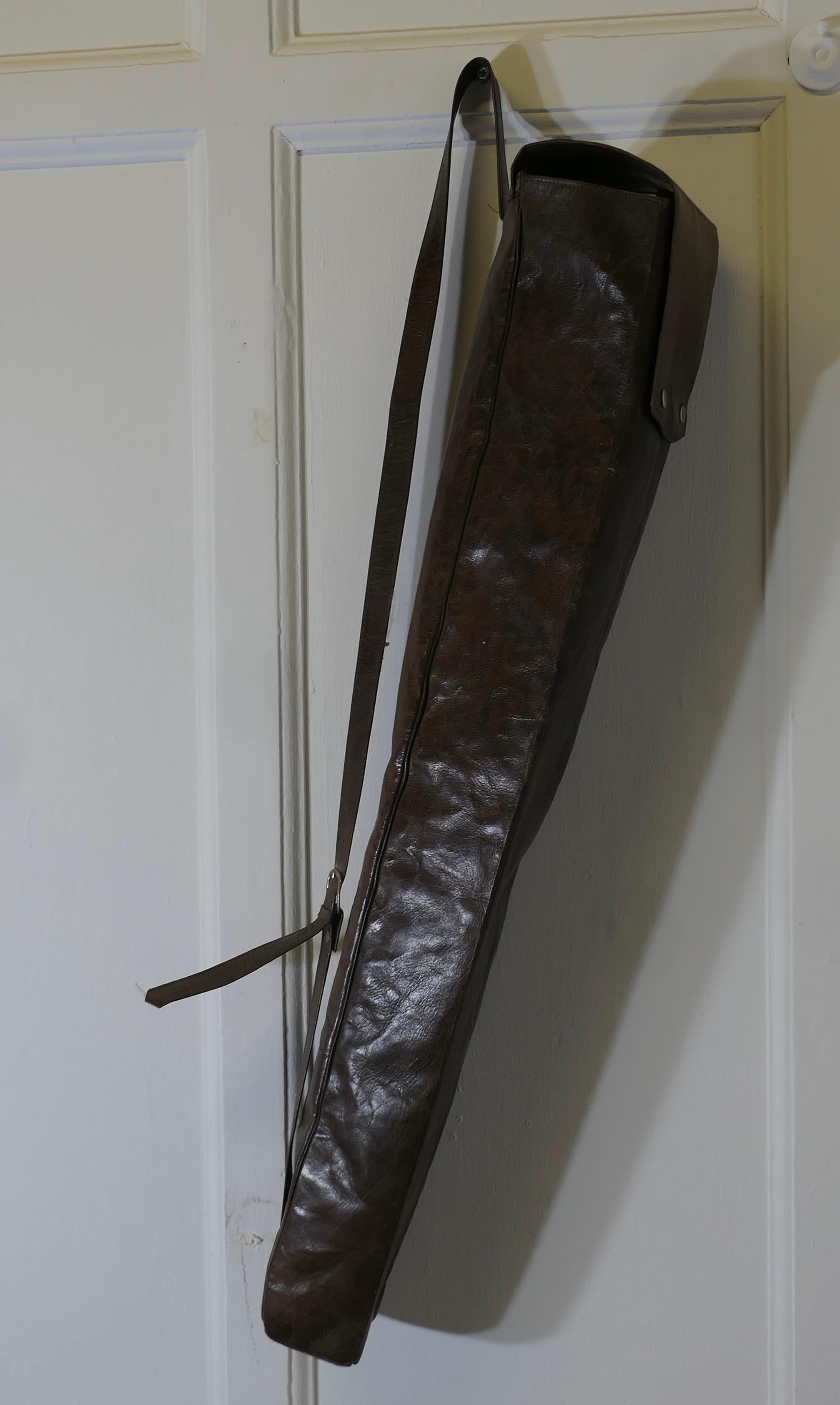 French Provincial French Jullian Folding Field Work Easel In Leather Case
