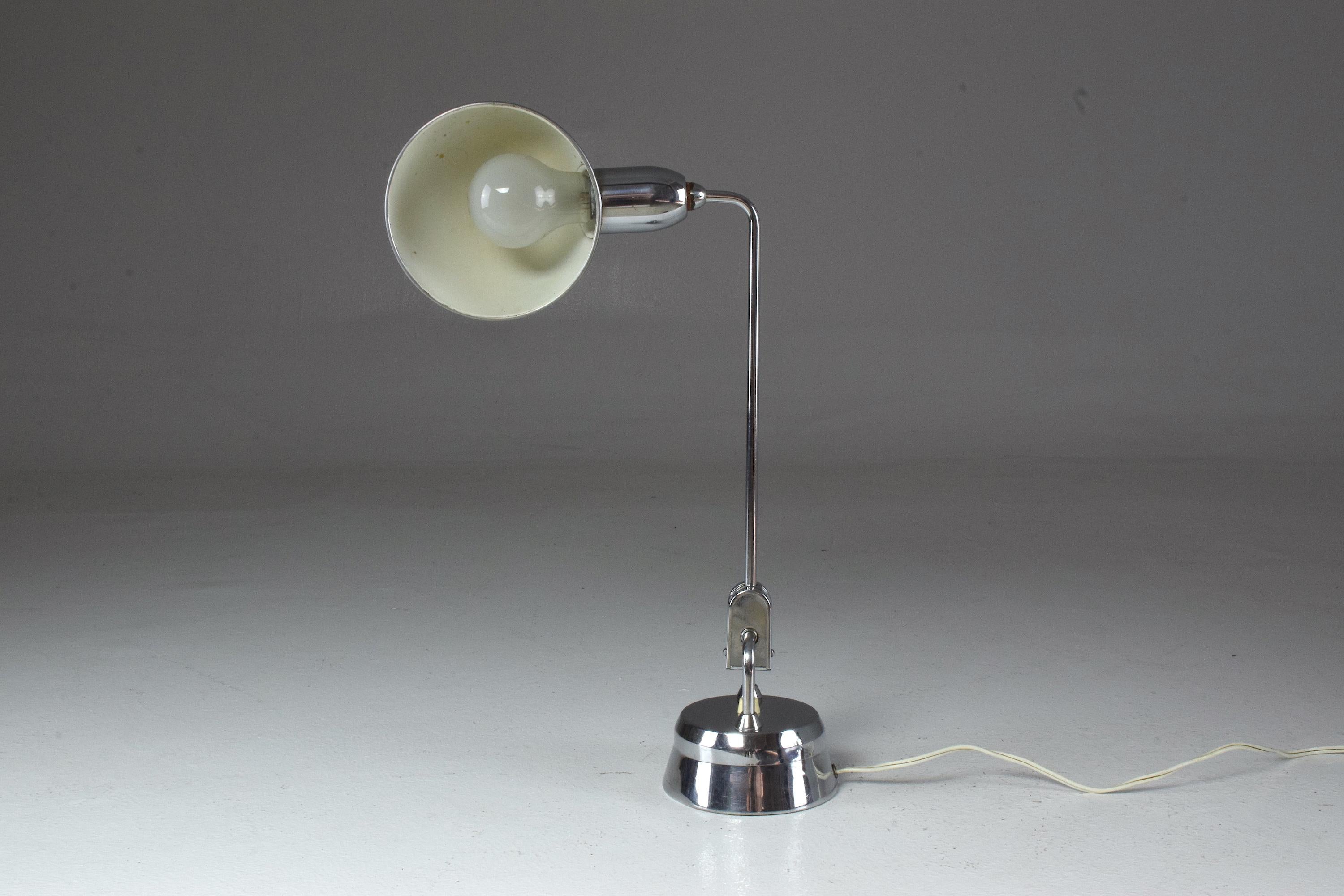 French Jumo 600 Desk Lamp by Charlotte Perriand, 1940s 4