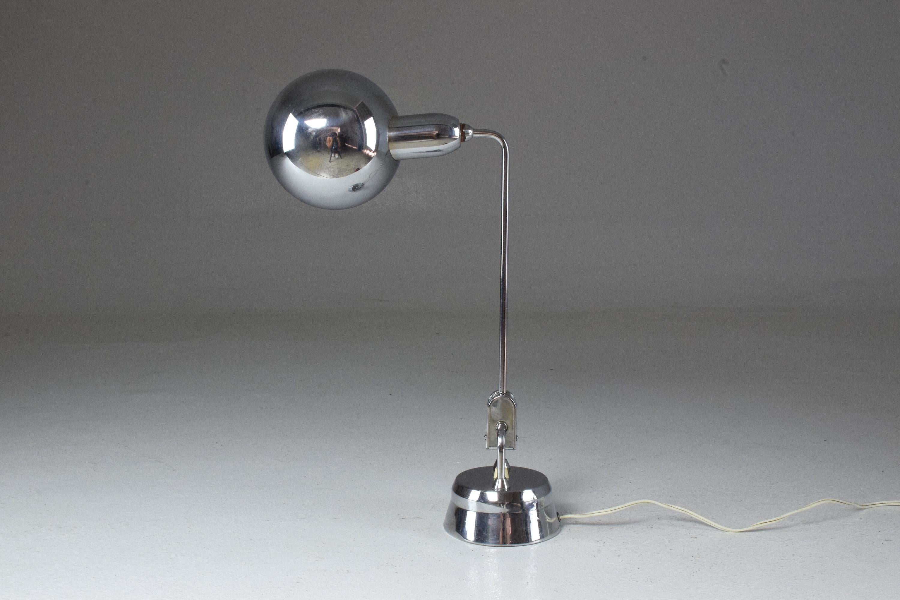 French Jumo 600 Desk Lamp by Charlotte Perriand, 1940s 1