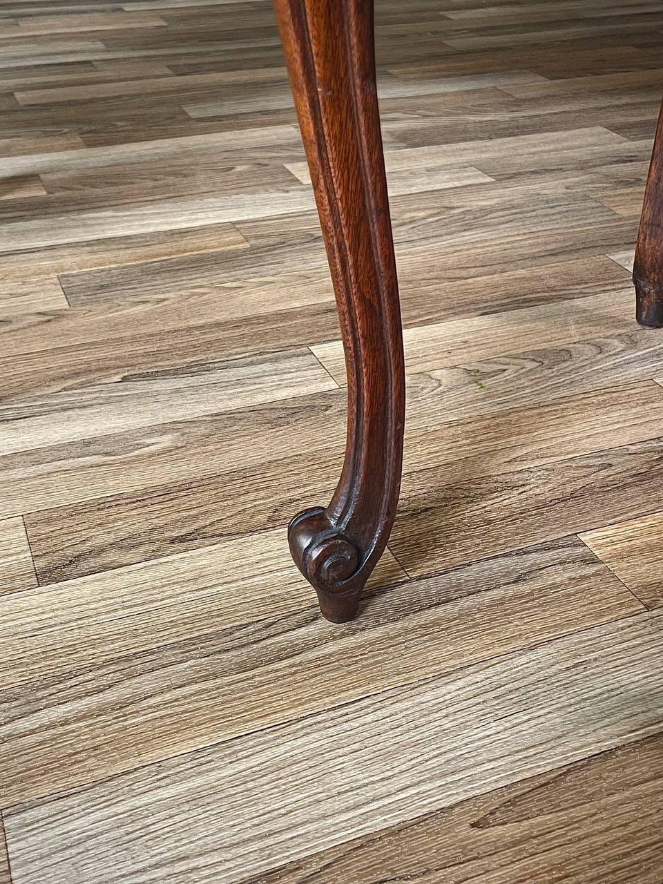 French Kidney Shape Carved Writing Desk 3