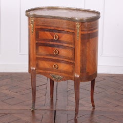 French Kidney Shaped Commode