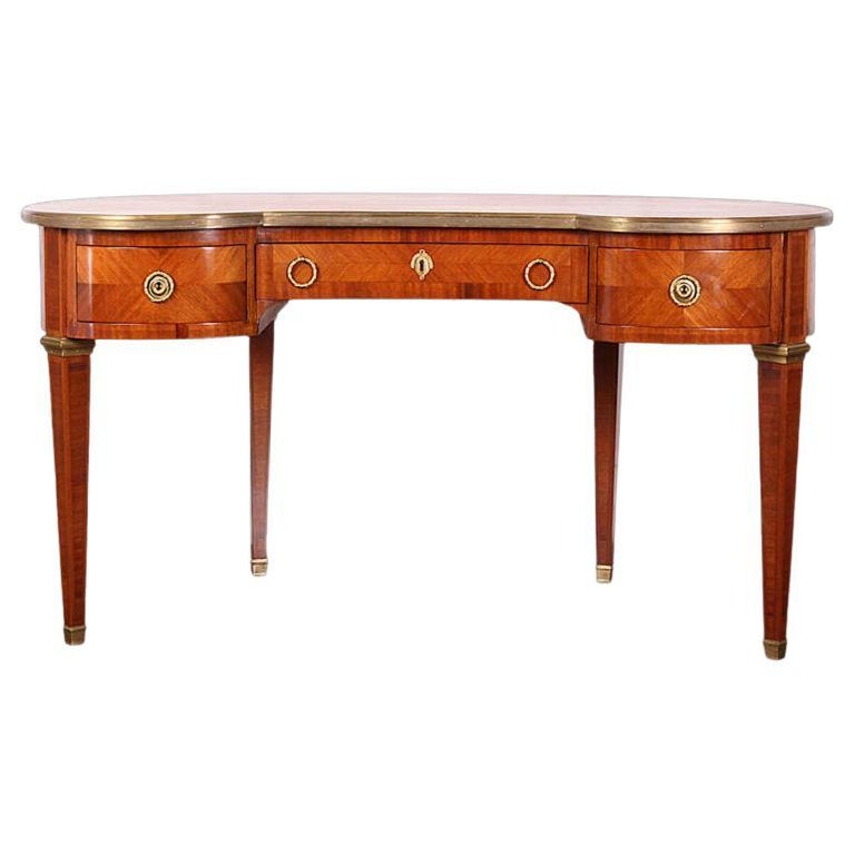 French Kidney Shaped Desk at 1stDibs