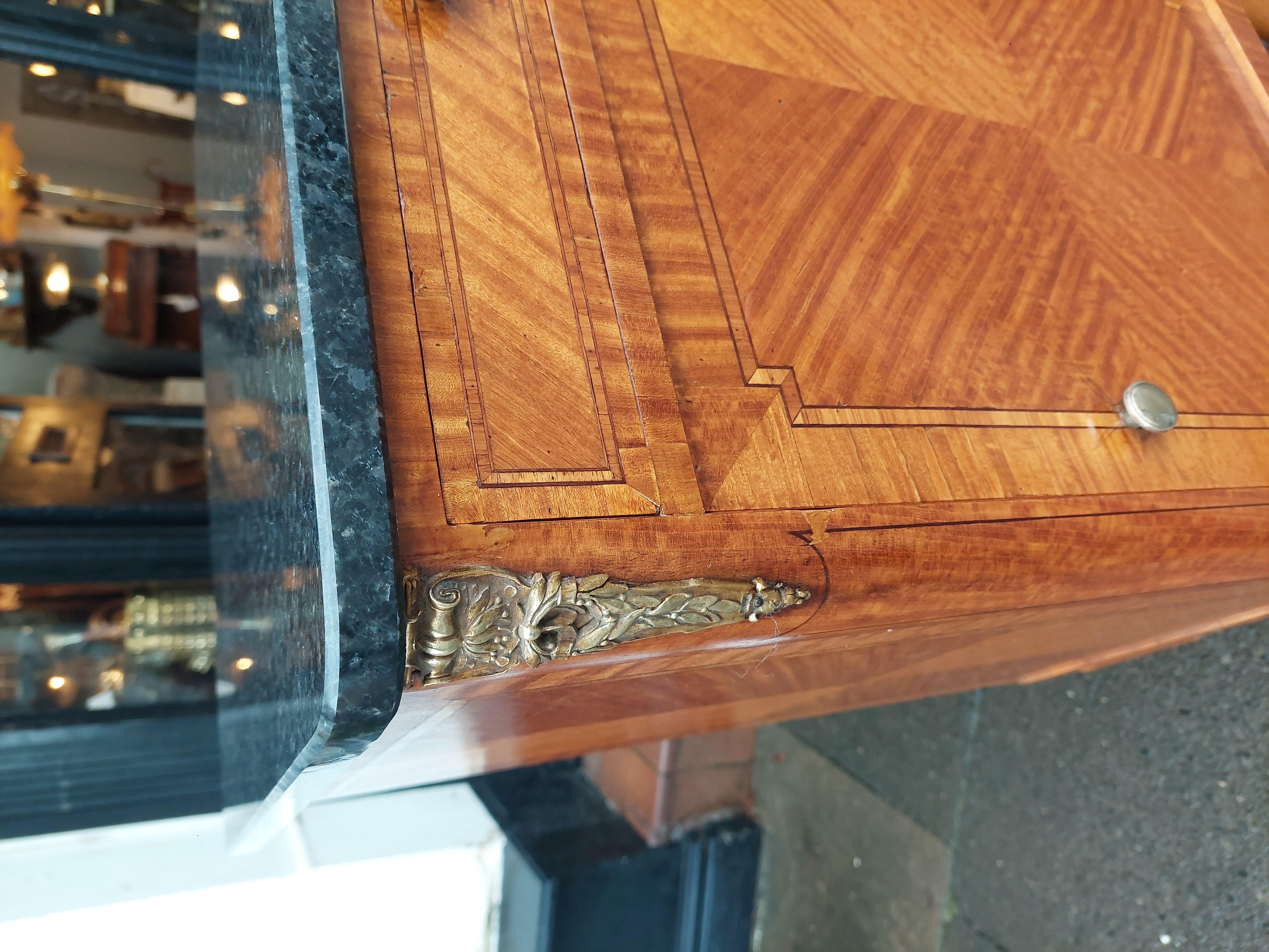 French Kingwood and Satinwood Pot Cupboard, late 19thC For Sale 2