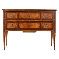 French Kingwood and Walnut Commode