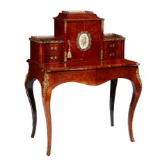 French Kingwood Bonheur du Jour, circa 1860