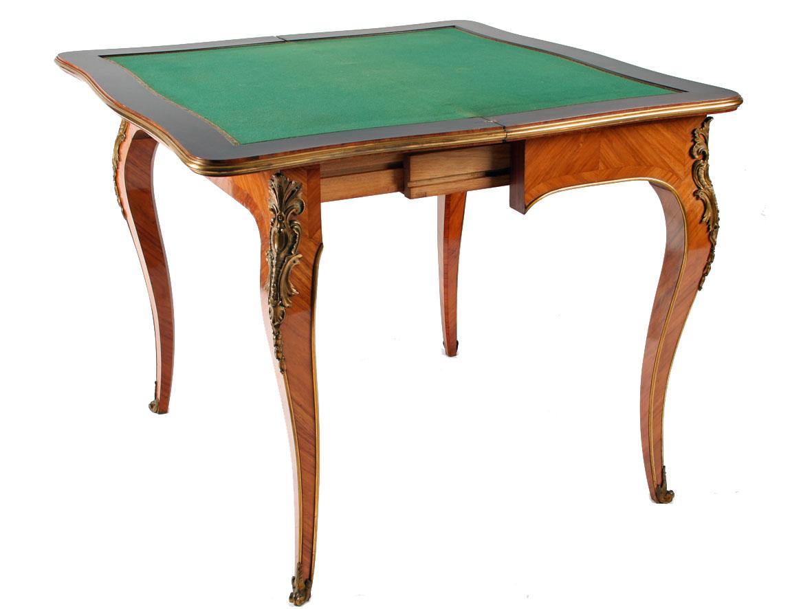 French Kingwood Card Table In Excellent Condition In Newcastle Upon Tyne, GB