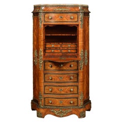 French Kingwood Secretaire a’ Abbattant