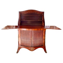 Antique French kingwood side cabinet and Bar or Server