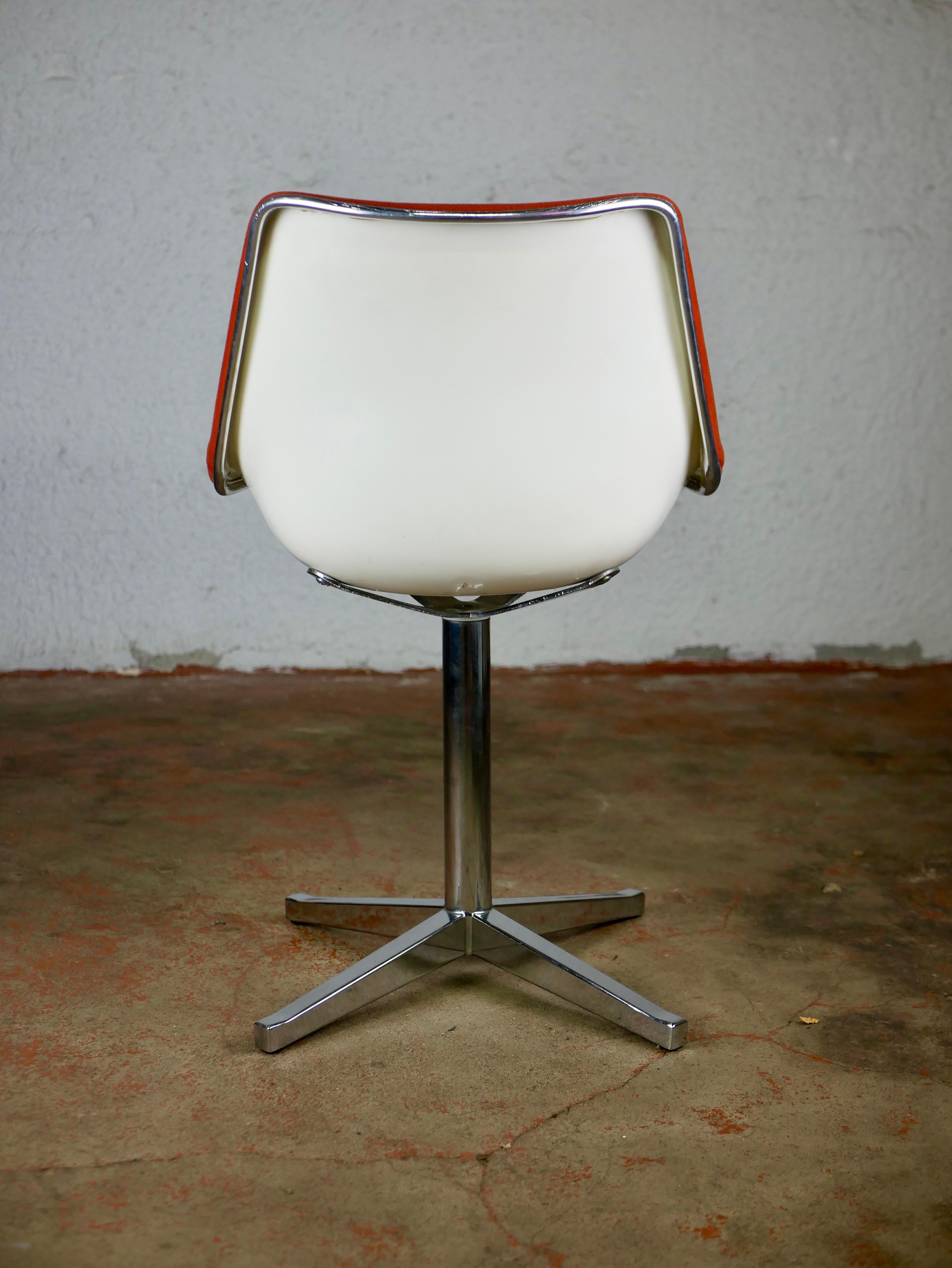 French L202 Chair by Roland Schweitzer for Lafargue, 1970s 5