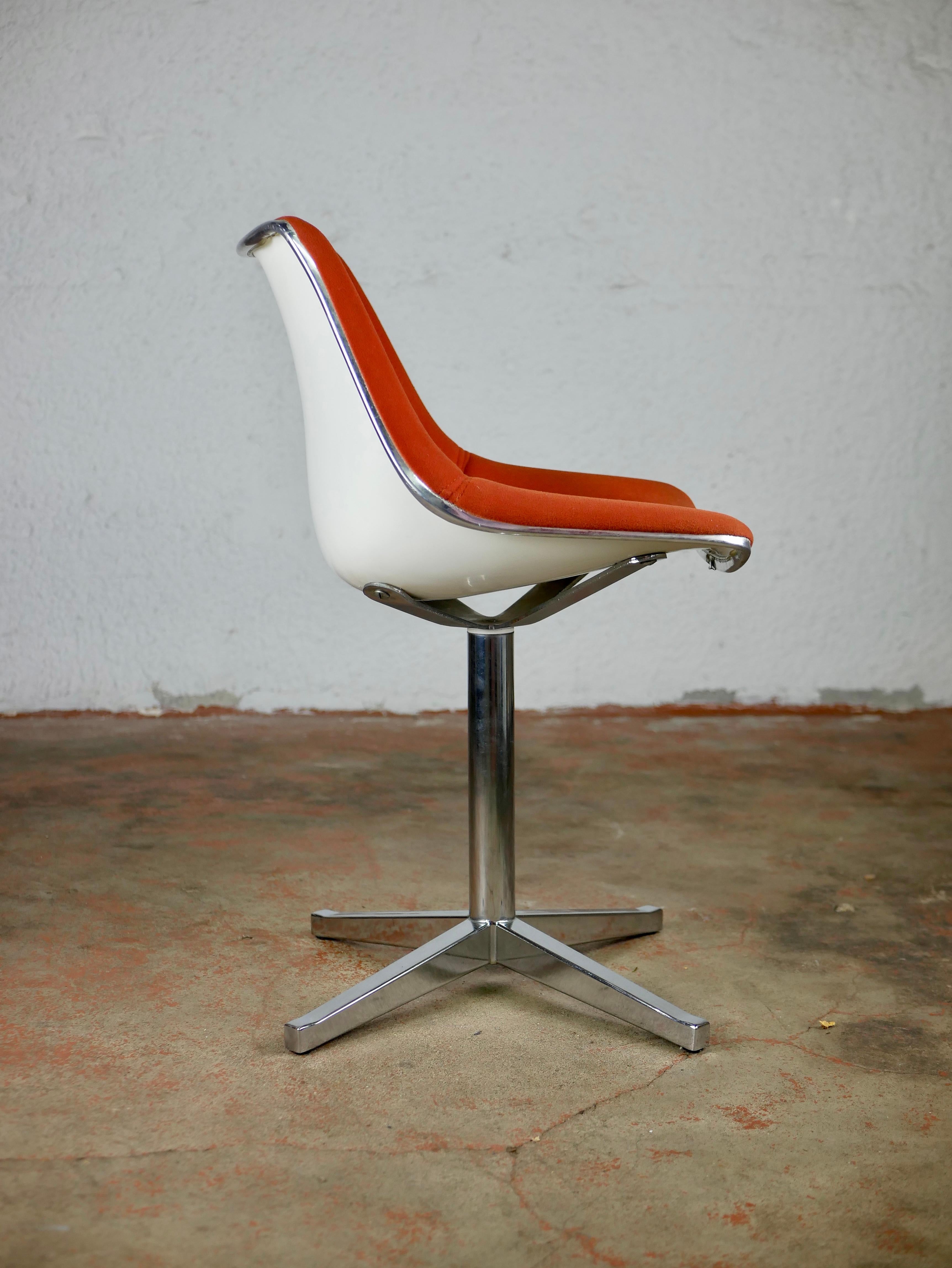 French L202 Chair by Roland Schweitzer for Lafargue, 1970s 3
