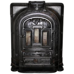 French La Salamandre Cast Iron Stove by F Chaboche and Company, circa 1920