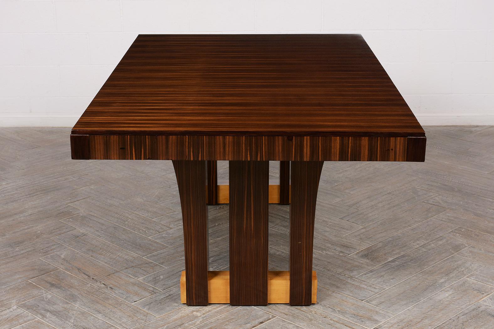 Wood Macassar Dining Table