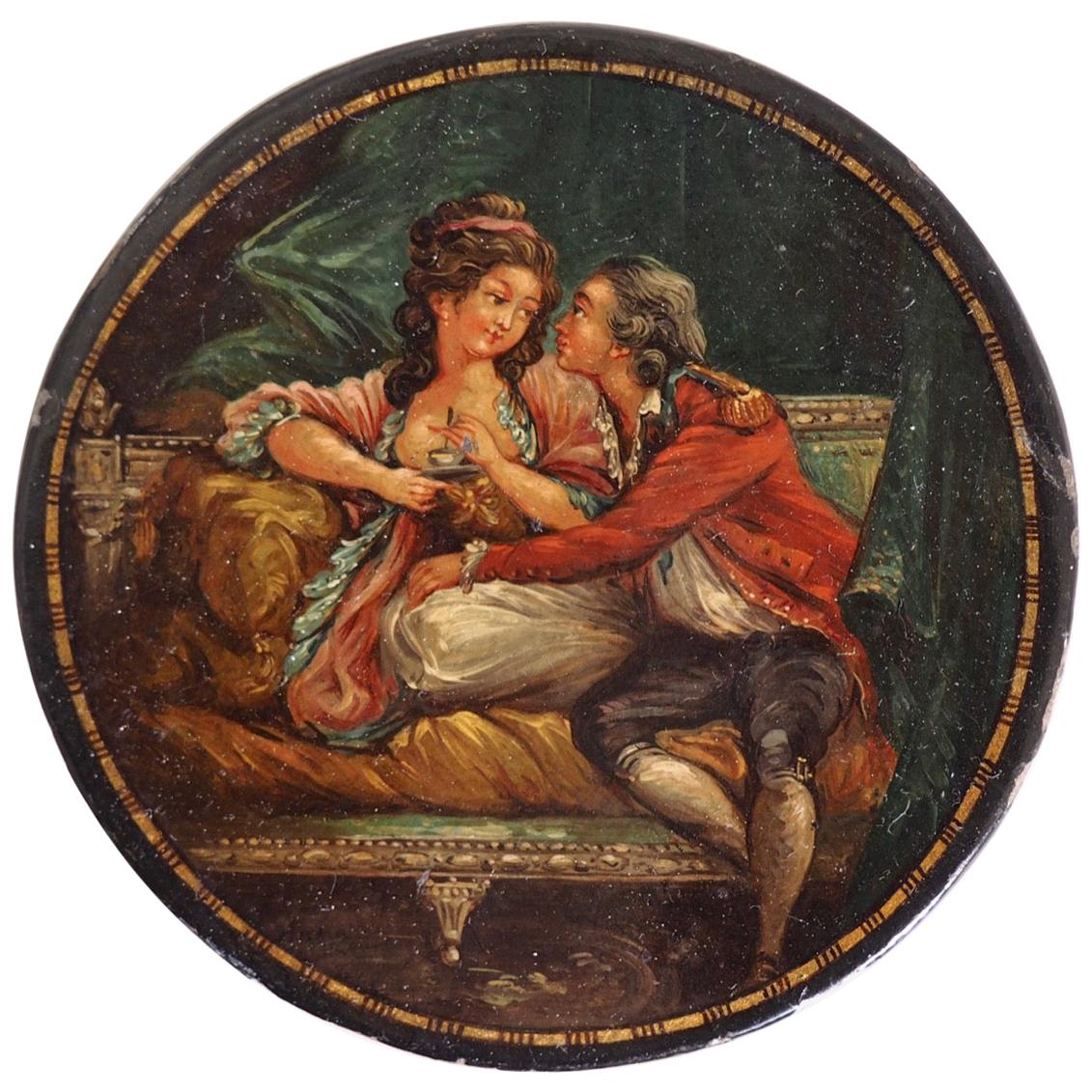 French Lacquer Box, circa 1780