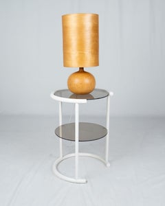 French lacquered side table with two shelves, 1970s