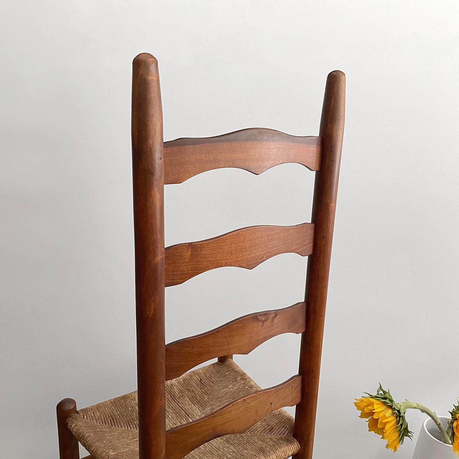 French Ladder Back Chair For Sale 8