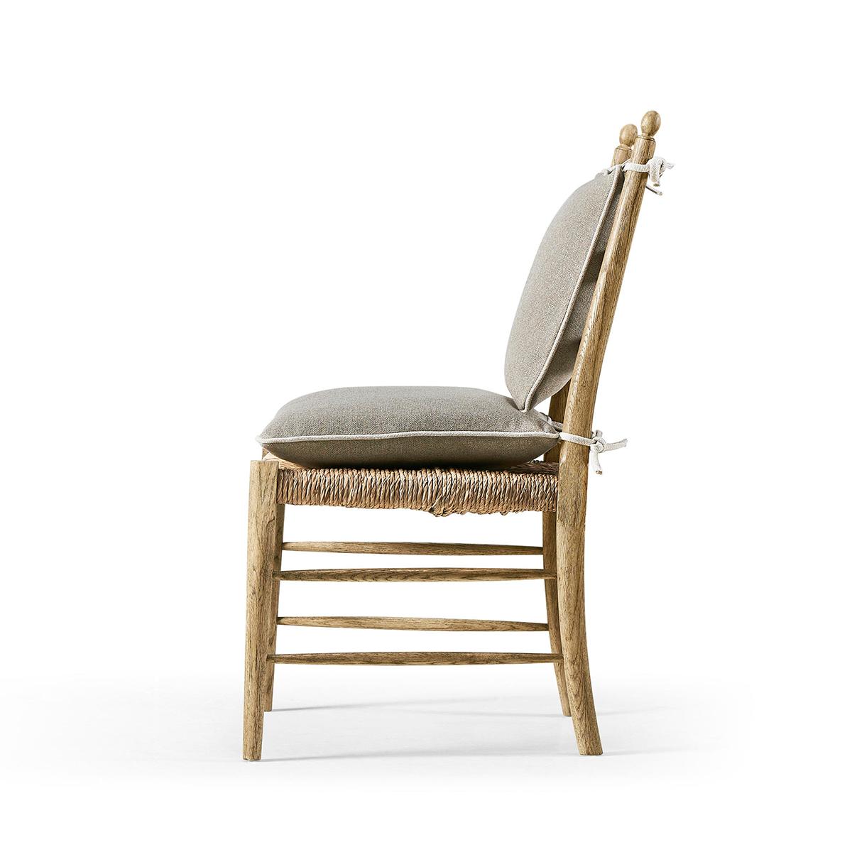 French Ladderback Dining Chairs - Chestnut For Sale 6