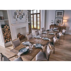 French Ladderback Dining Chairs - Chestnut