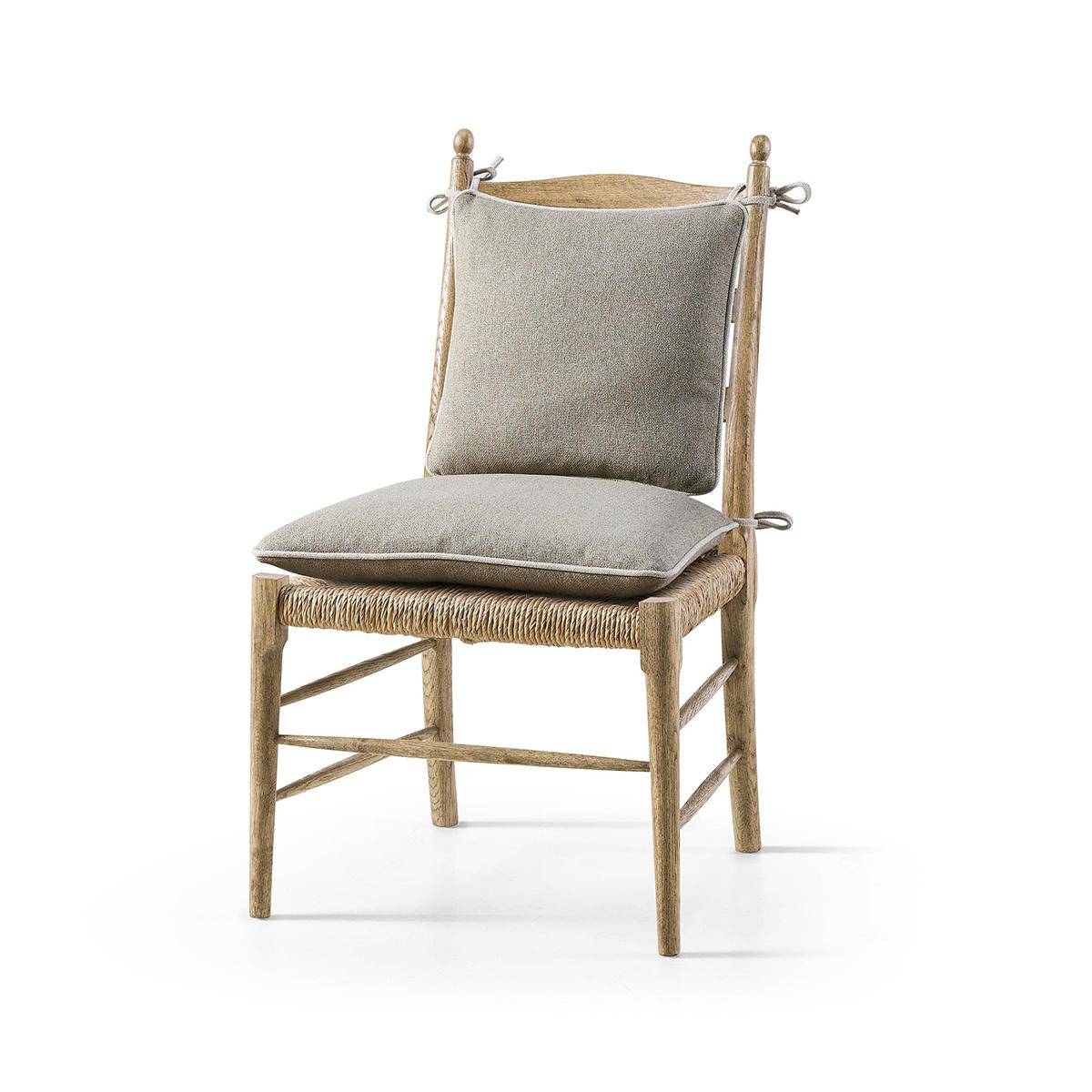 French Ladderback Dining Chairs - Chestnut In New Condition For Sale In Westwood, NJ