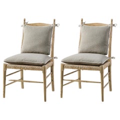 French Ladderback Dining Chairs - Chestnut