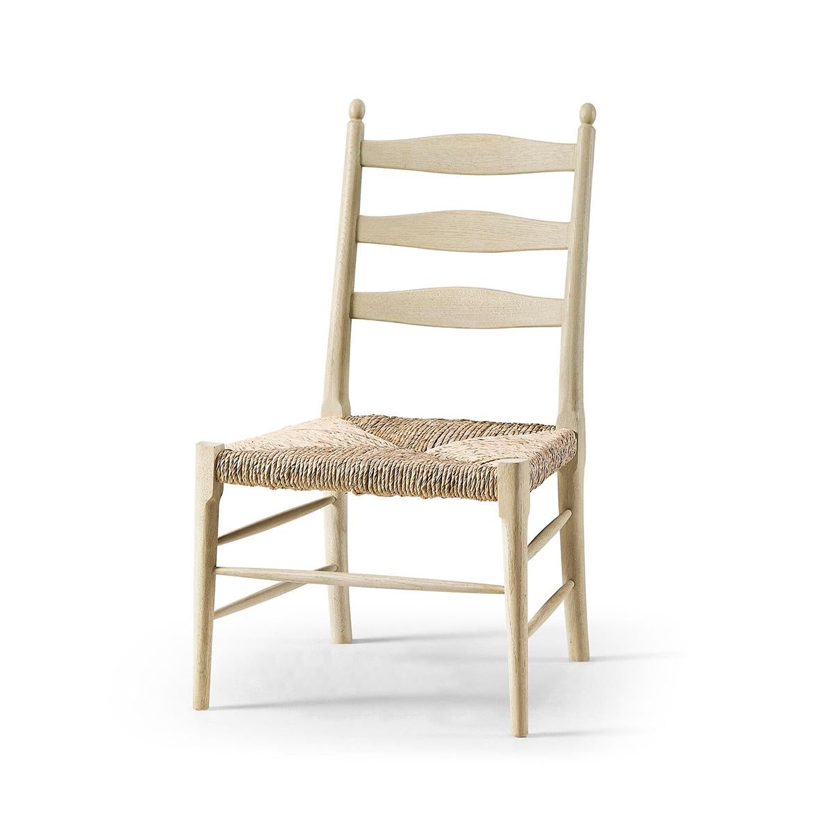 French Ladderback Dining Chairs For Sale 4