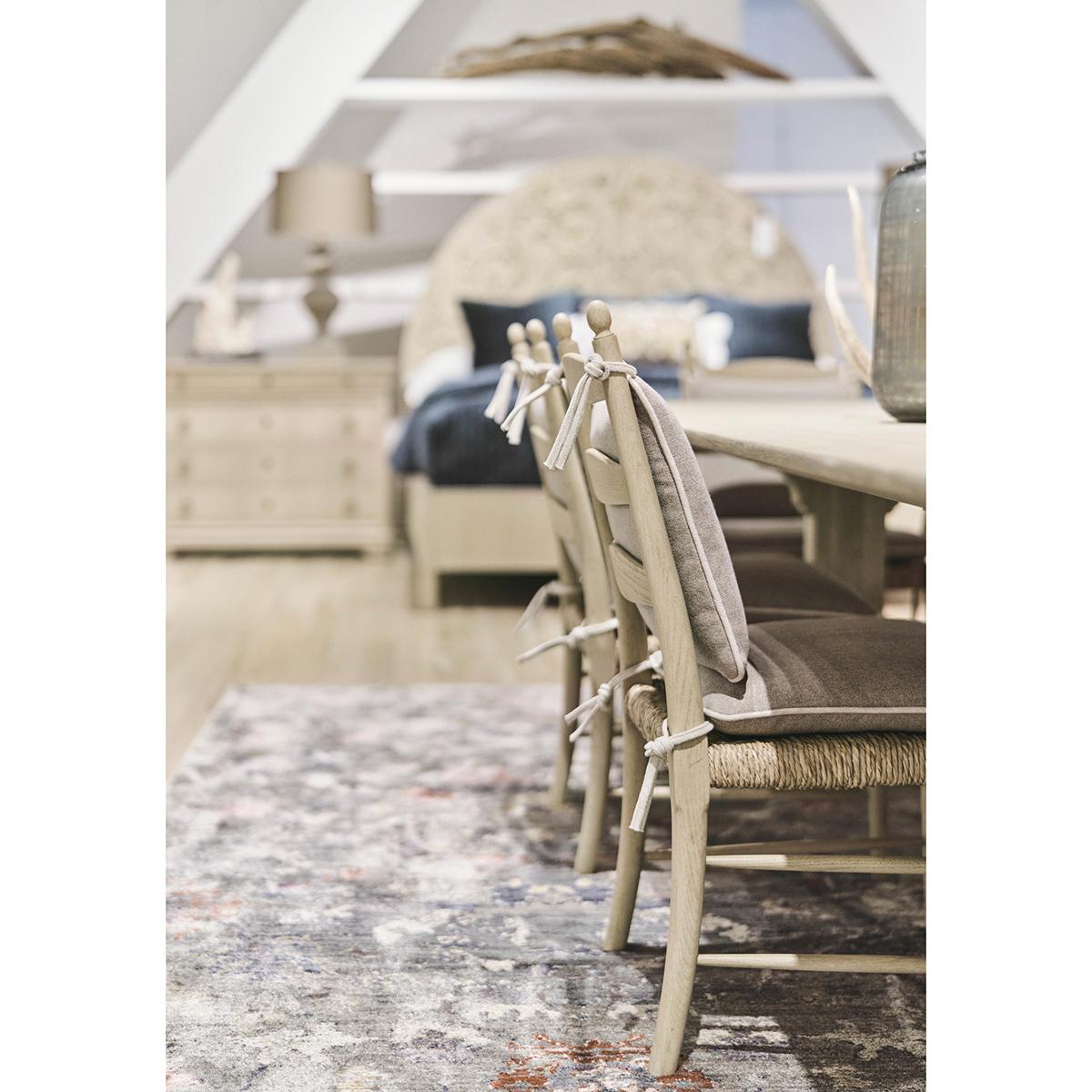 Country French Ladderback Dining Chairs For Sale