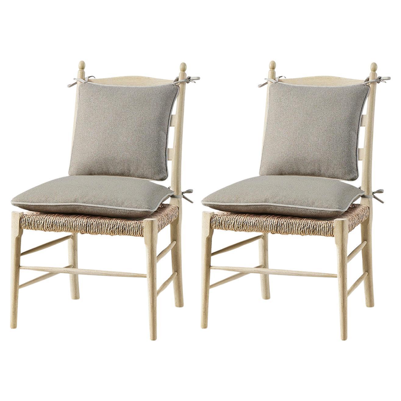 French Ladderback Dining Chairs For Sale