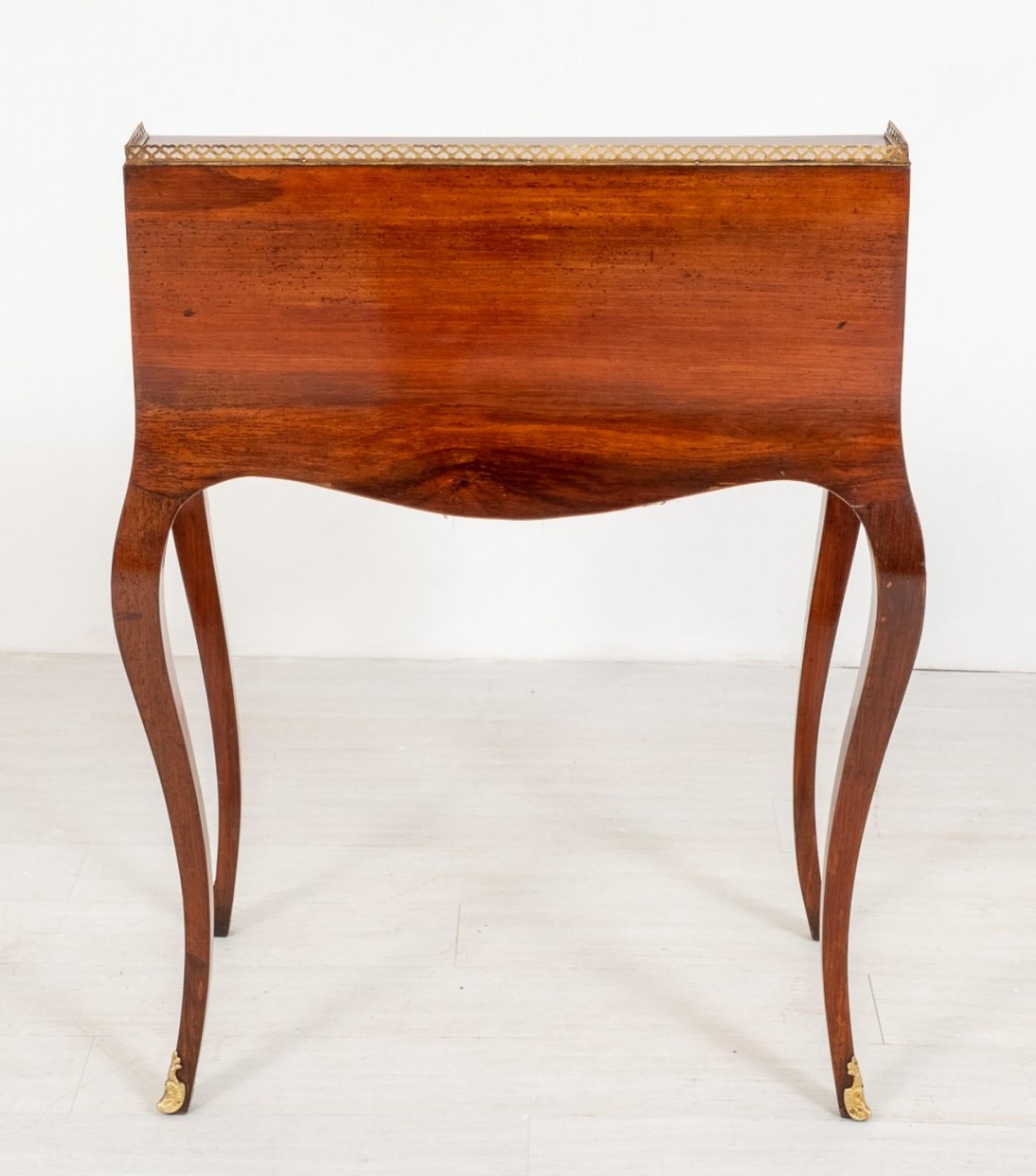 French Ladies Desk Antique Bureau De Dame, 1860 For Sale 1