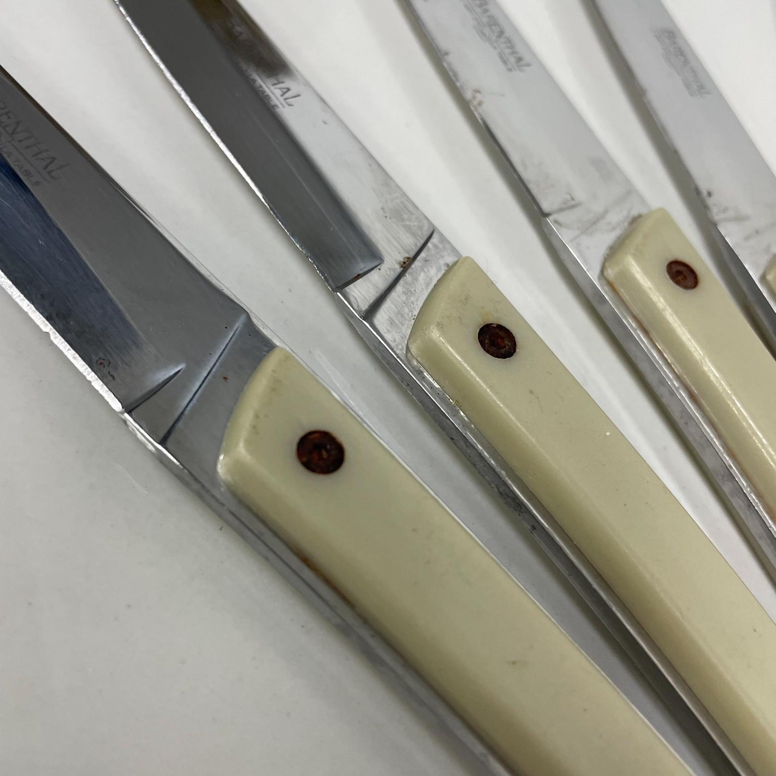 French Laguiole Steak Knives Set of 6 Barenthal Art La Table Jean Dubost France In Good Condition In Chula Vista, CA