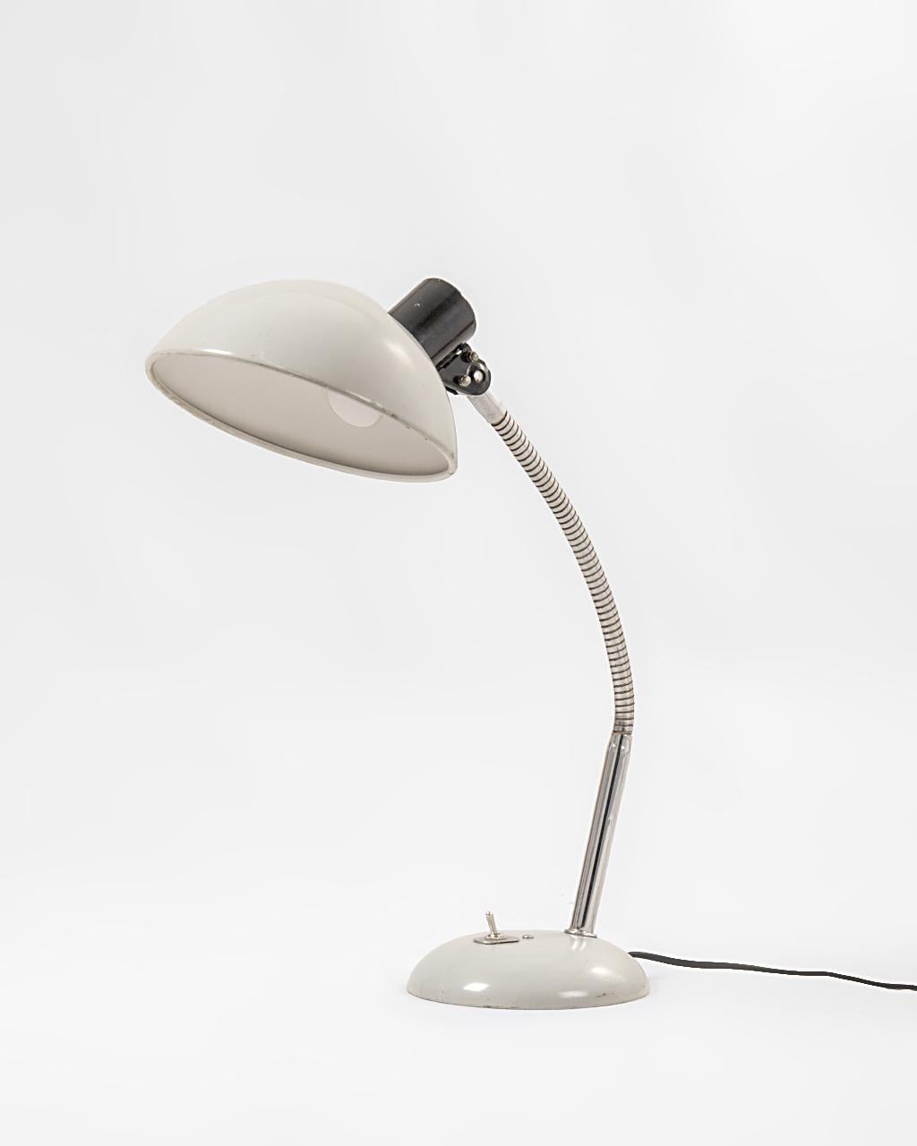 Bauhaus French Lamp in the Style of Kaiser Idell by Christian Dell, circa 1960 For Sale