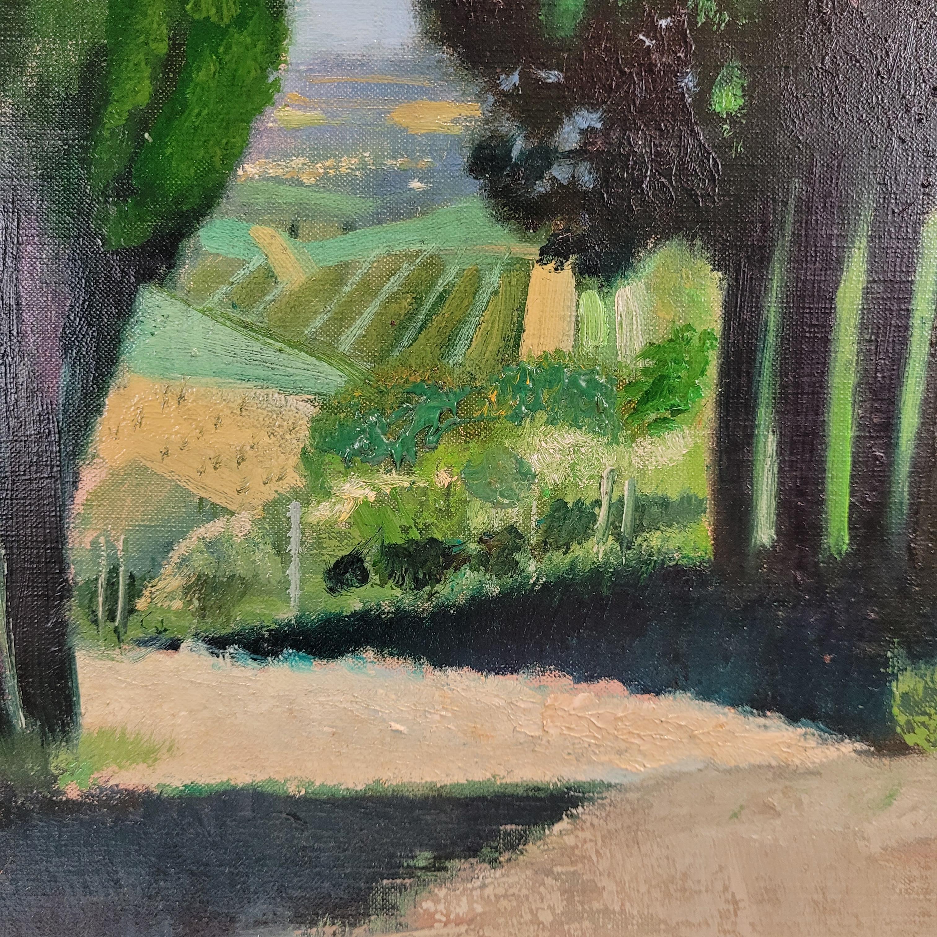 Quadro paesaggistico francese di René Genis 