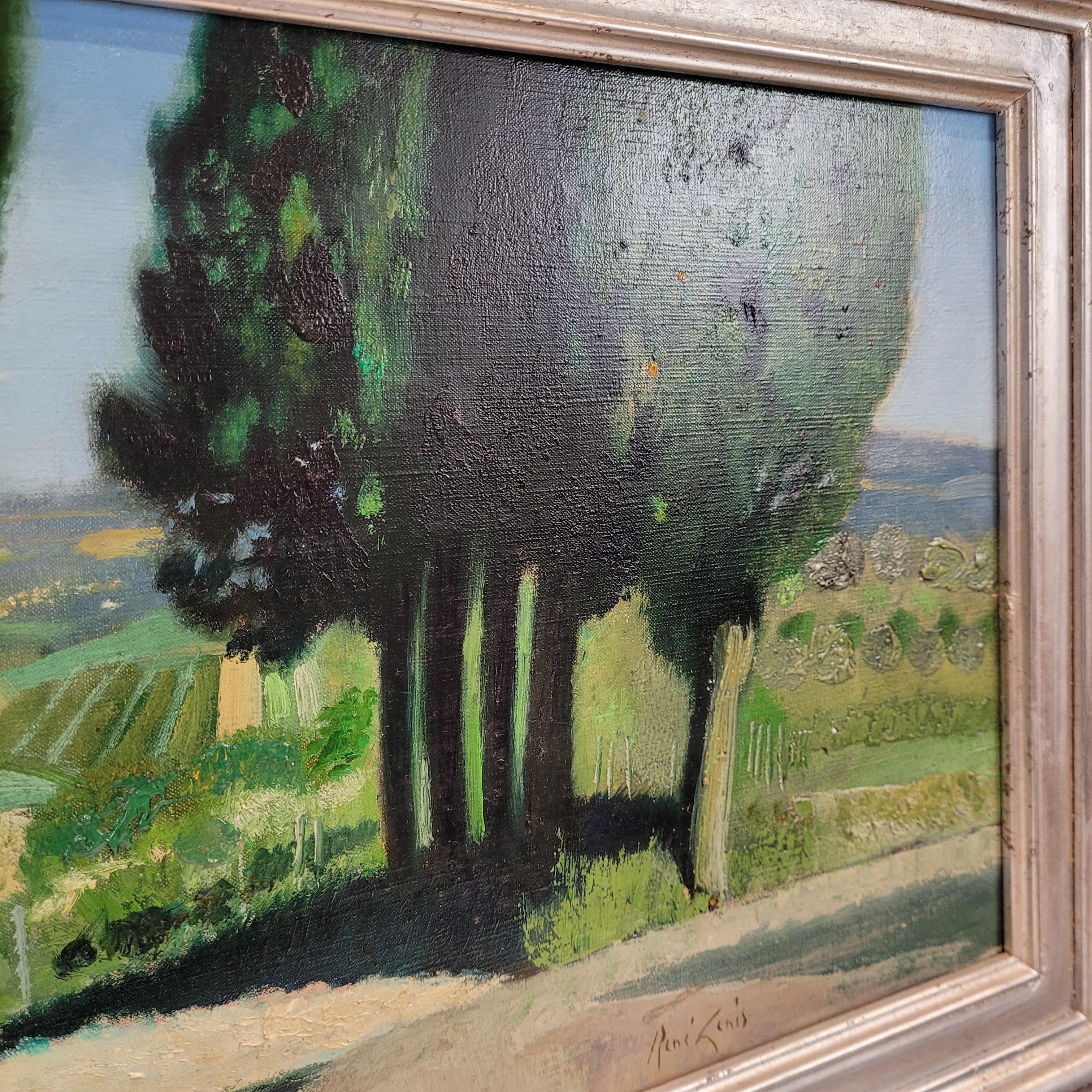 Quadro paesaggistico francese di René Genis 