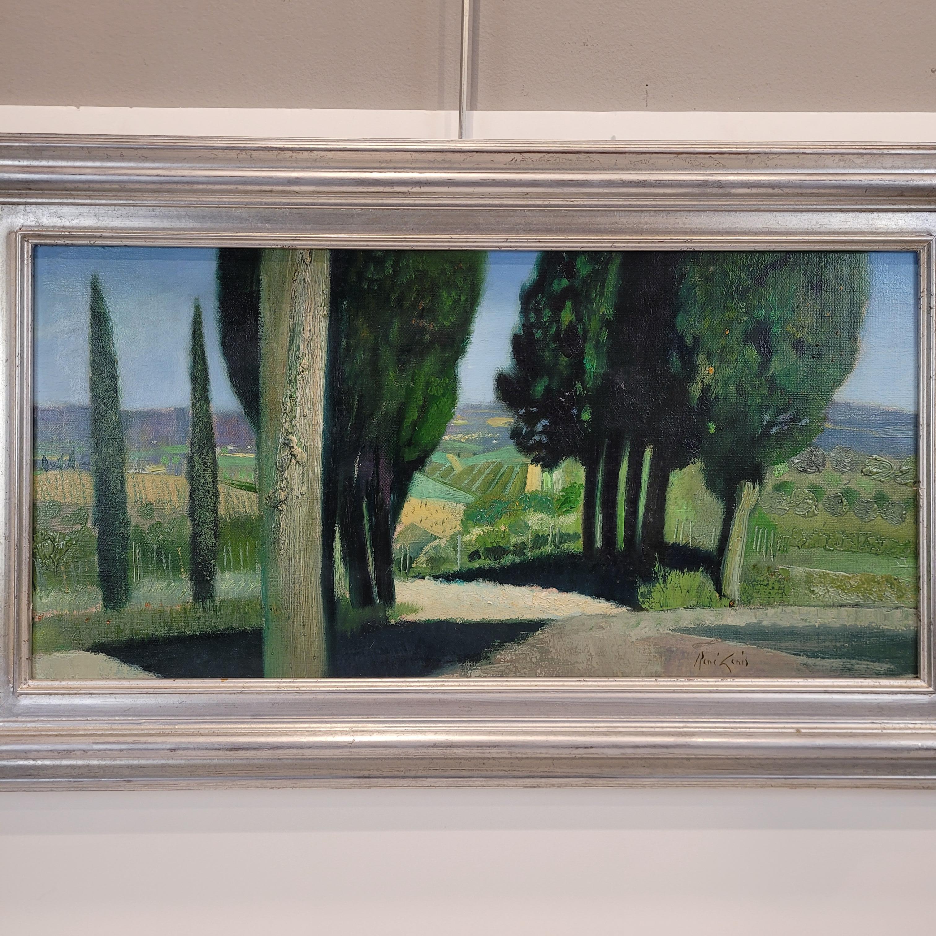 Quadro paesaggistico francese di René Genis 