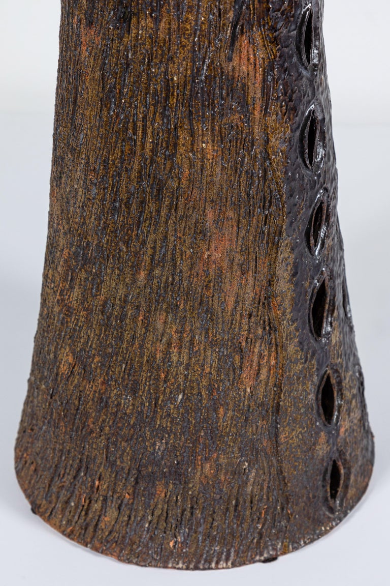 French Large Ceramic Giraffe Table Lamp at 1stDibs