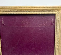 French Large Gilt Bronze Mirror or Picture Frame, Early 20th Century