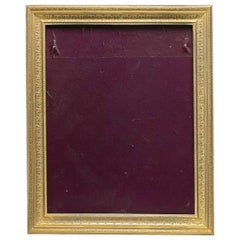 Antique French Large Gilt Bronze Mirror or Picture Frame, Early 20th Century