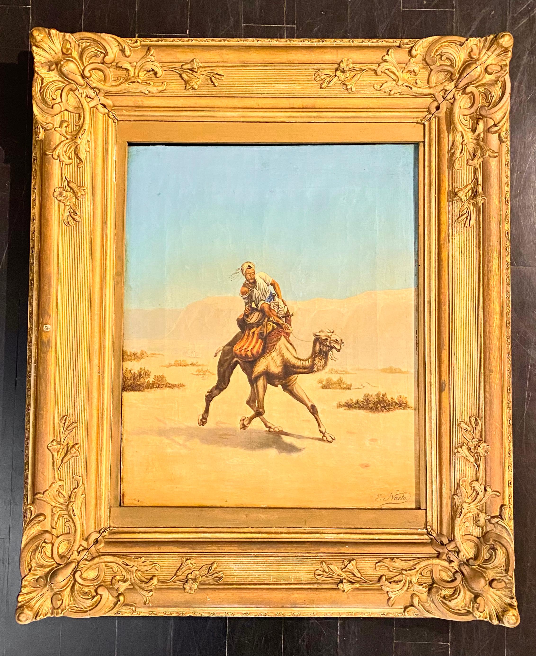Other French Large Orientalist Painting, Signed 
