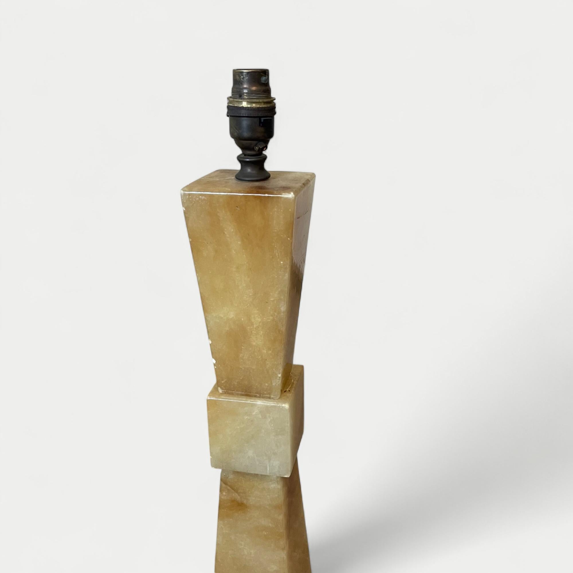 Modern French Large Pair of Table Lamp Bases circa 1970 For Sale