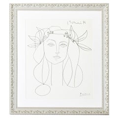 French Large Picasso Reproduction Framed Print