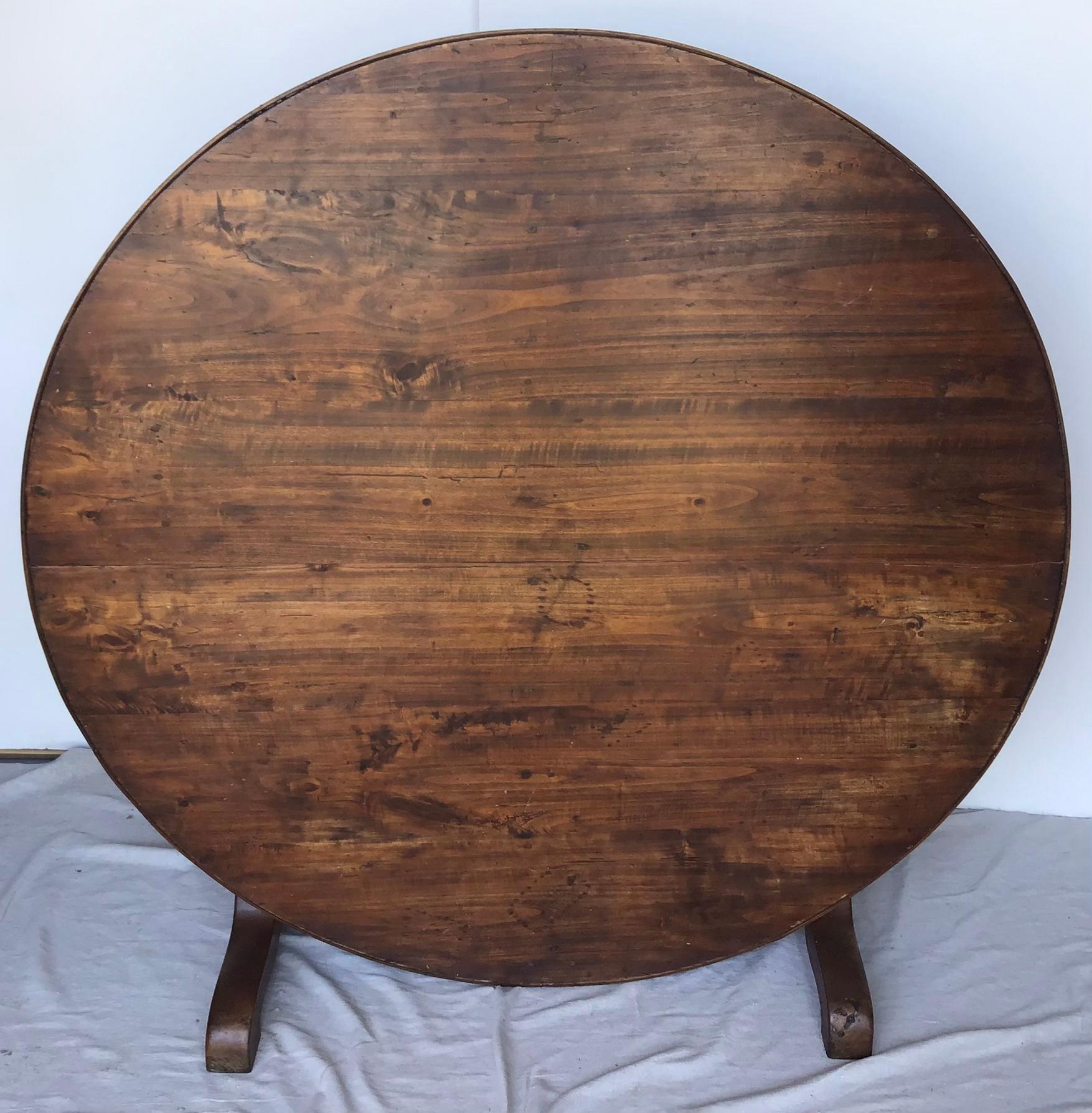 Walnut French Large Scale Wine Tasting Table
