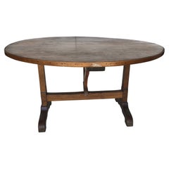 French Large Scale Wine Tasting Table