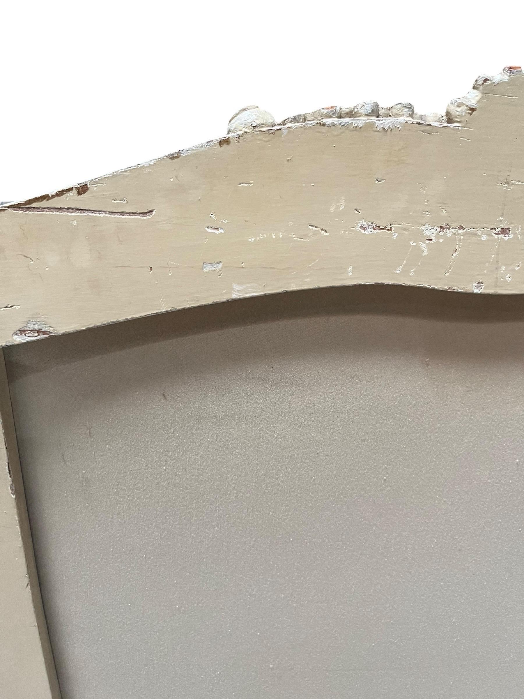 Francese Divano francese di grandi dimensioni in legno intagliato e dipinto - stile Luigi XV Francia in vendita
