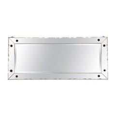 French Large Venetian Etched Mirror