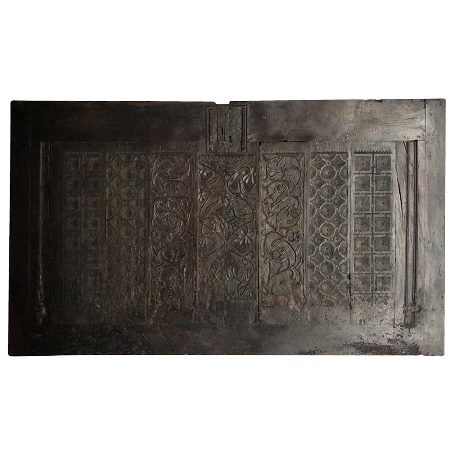 French Late 16th Century Grand Scale Trunk Facade For Sale