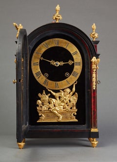 French late 17th century Louis XIV 'Religieuse Clock' by D. Champion of Paris