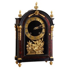 Pendule religieuse Louis XIV de la fin du XVIIe siècle par D. Champion Paris.